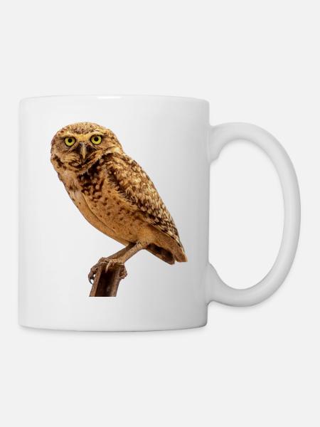 le chouette hibou - Mug blanc - blanc