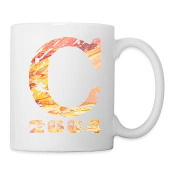 C 2004 Name Geburtsjahr Geschenk - Tasse - Weiß - Rechts