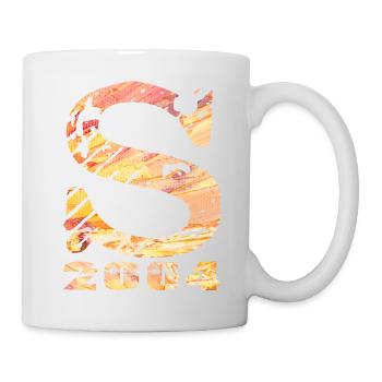S 2004 Name Geburtsjahr Geschenk - Tasse - Weiß - Rechts