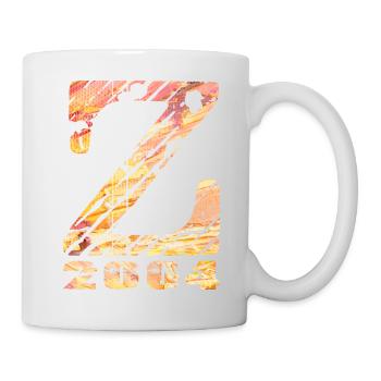 Z 2004 Name Geburtsjahr Geschenk - Tasse - Weiß - Rechts