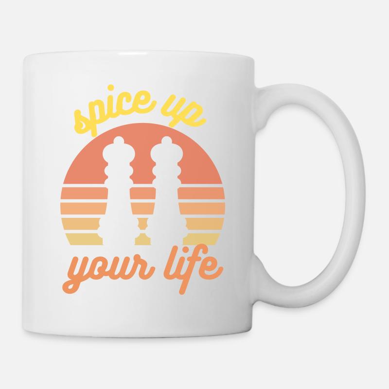 pimenter votre vie - Mug blanc - blanc