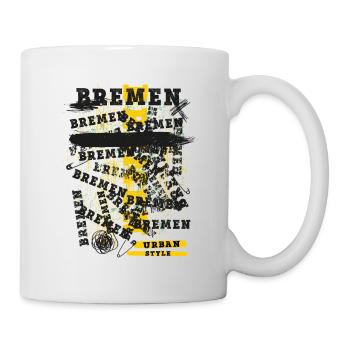 Brême Allemagne Ville Skyline Accueil Amour - Mug blanc - blanc - Droite
