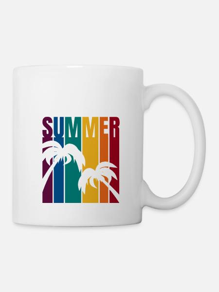 Auf Wiedersehen Schule Hallo Sommer | Letzter Schultag - Tasse - Weiß