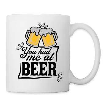 Persuades beer saying - Mug - white - Right