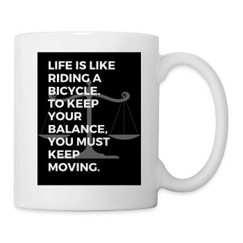smart quotes (1) - Tasse - Weiß - Rechts