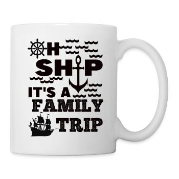 Family ship trip - Tasse - Weiß - Rechts