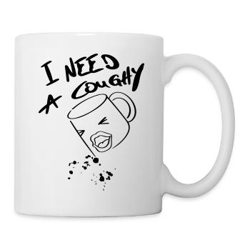 Coffee Line Art - Minimaliste - Mug blanc - blanc - Droite