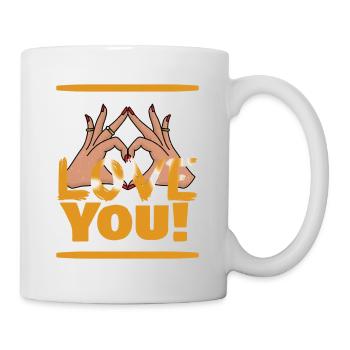 Love - I love you - Mug - white - Right