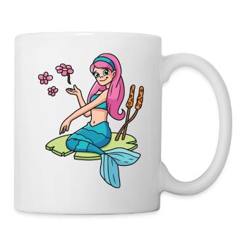 Sirène - Mug blanc - blanc - Droite