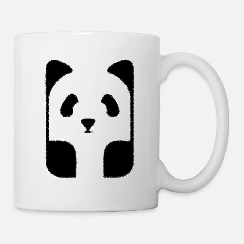 Panda doux - Mug blanc - blanc