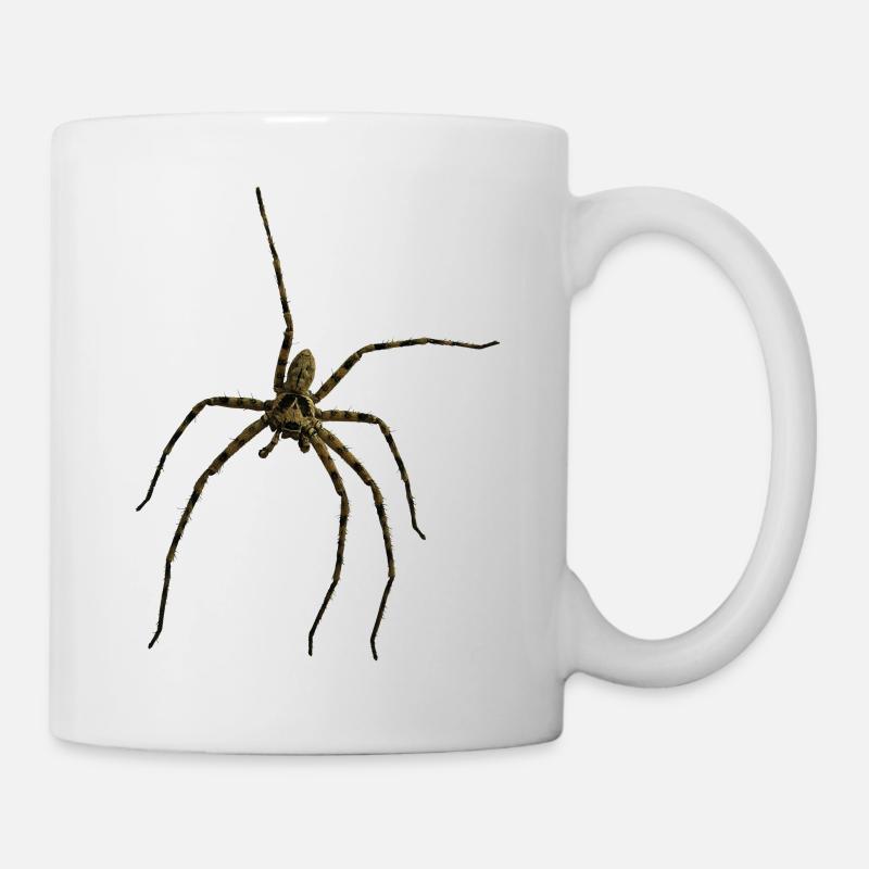 Hauswinkelspinne - Tasse - Weiß