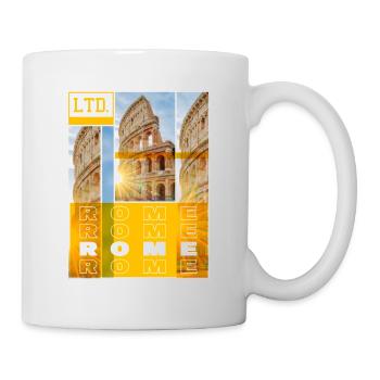 Rome Rome Italie Ville Skyline Accueil Amour - Mug blanc - blanc - Droite