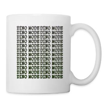 t rex funny quote birthday - Mug - white - Right