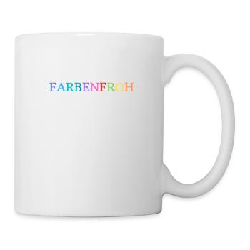 Farbenfroh - Tasse - Weiß - Rechts