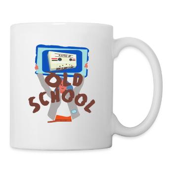 Musique oldschool - Mug blanc - blanc - Droite