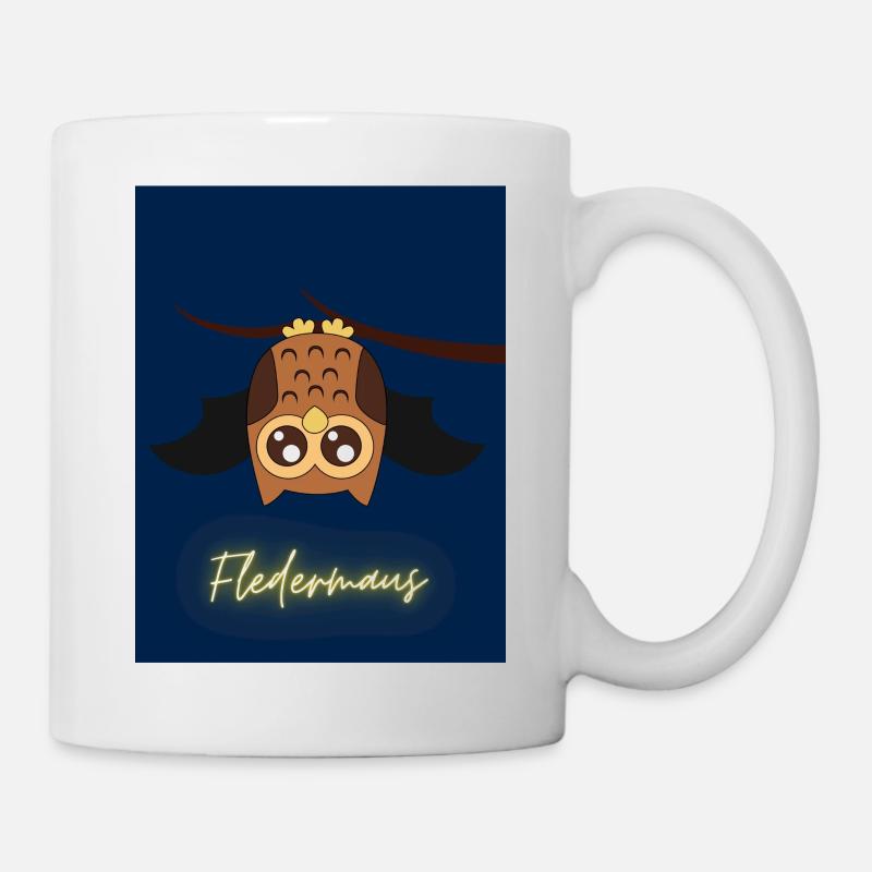 Fledermaus - Tasse - Weiß