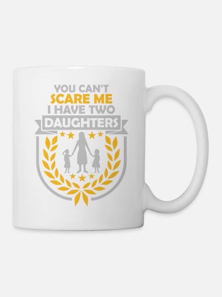 I have two daughters - Tasse - Weiß
