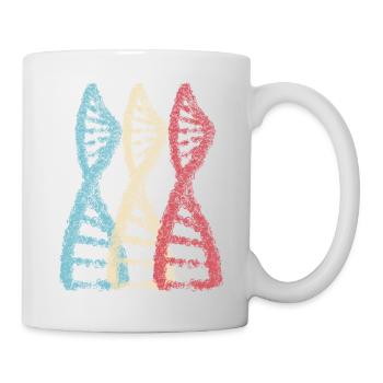Wissenschaft Biologie art DNA Genetik Motiv 1 - Tasse - Weiß - Rechts