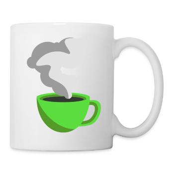 Coffee Mug Illustration Minimalist Design - Mug - white - Right