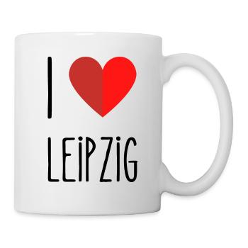 I love Leibzig - Tasse - Weiß - Rechts