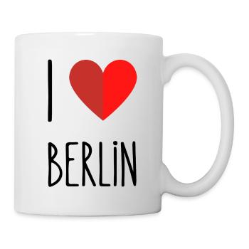 I love Berlin - Tasse - Weiß - Rechts