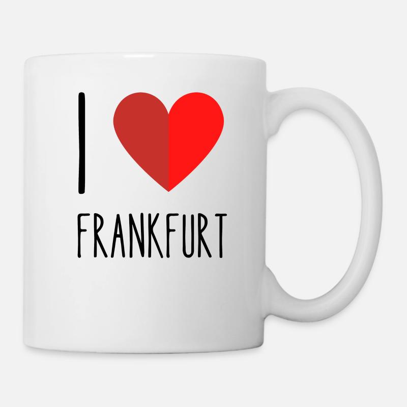 I love Frankfurt - Tasse - Weiß