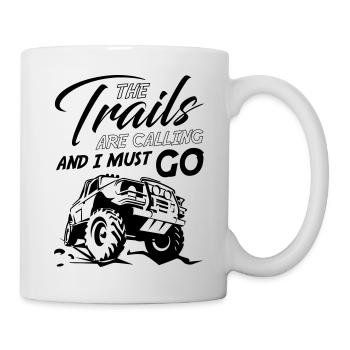 The Trails are Calling and I Must Go - Mug - white - Right
