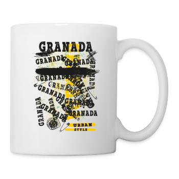Grenade Espagne Ville Skyline Accueil Amour - Mug blanc - blanc - Droite