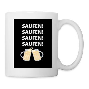 Party - Tasse - Weiß - Rechts