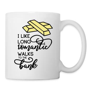 GOLD LOVE MAKING MONEY STOCK EXCHANGE LOVE MOTIF - Mug - white - Right