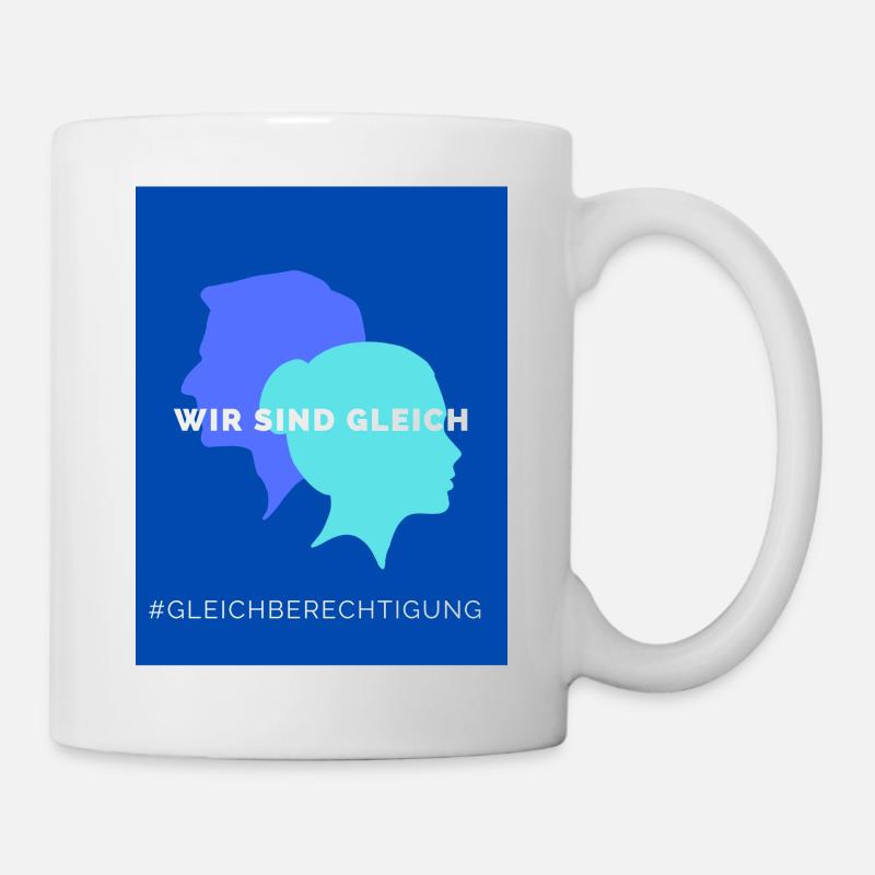 Wir sind gleich - Tasse - Weiß