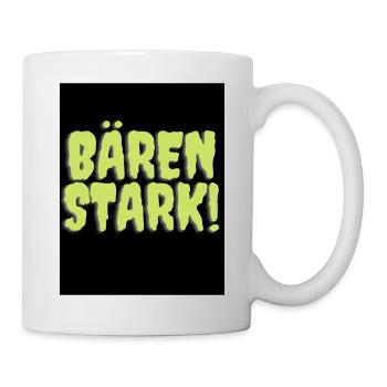 Bären stark - Tasse - Weiß - Rechts