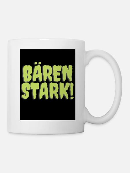 Bären stark - Tasse - Weiß