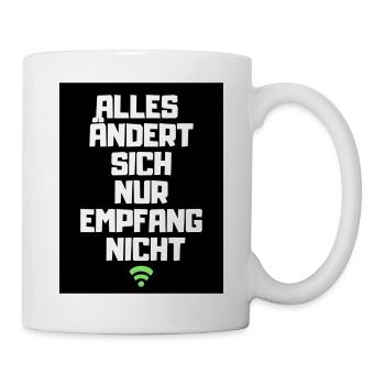 Slow W-LAN - Tasse - Weiß - Rechts