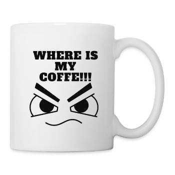Where is my coffee - Mug - white - Right
