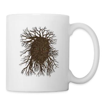 The Winter Green Man - Mug - white - Right