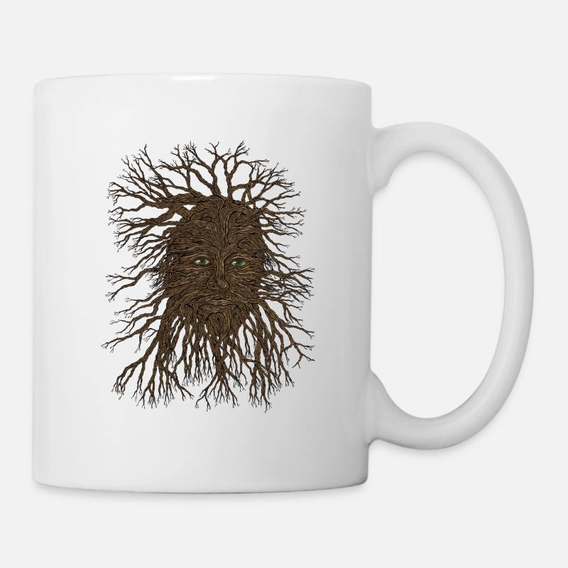 The Winter Green Man - Mug - white
