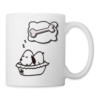 Dreamy little dog - Mug - white - Right