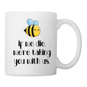 Bee / Ecology / Vegetable garden - Mug - white - Right