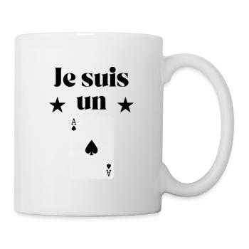 Je suis un as - Mug blanc - blanc - Droite