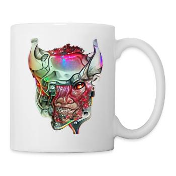 Cyborg Demon - Mug - white - Right