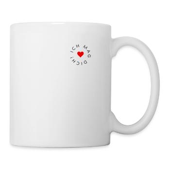 Ich mag dich! - Tasse - Weiß - Rechts