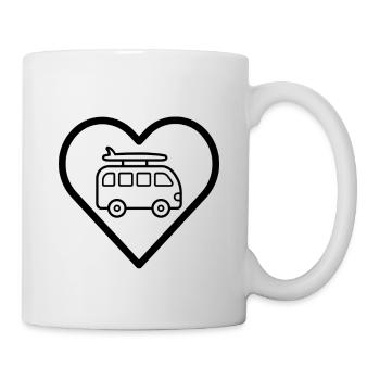Van im Herz - Tasse - Weiß - Rechts