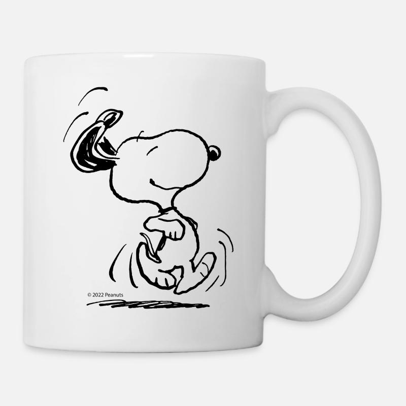 Peanuts Snoopy En Hâte - Mug blanc - blanc