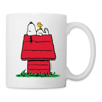 Peanuts Snoopy Et La Niche Du Chien - Mug blanc - blanc - Droite