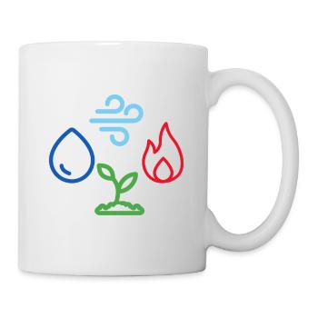 Element 1 - Tasse - Weiß - Rechts
