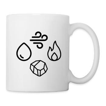 Element 2 black - Tasse - Weiß - Rechts