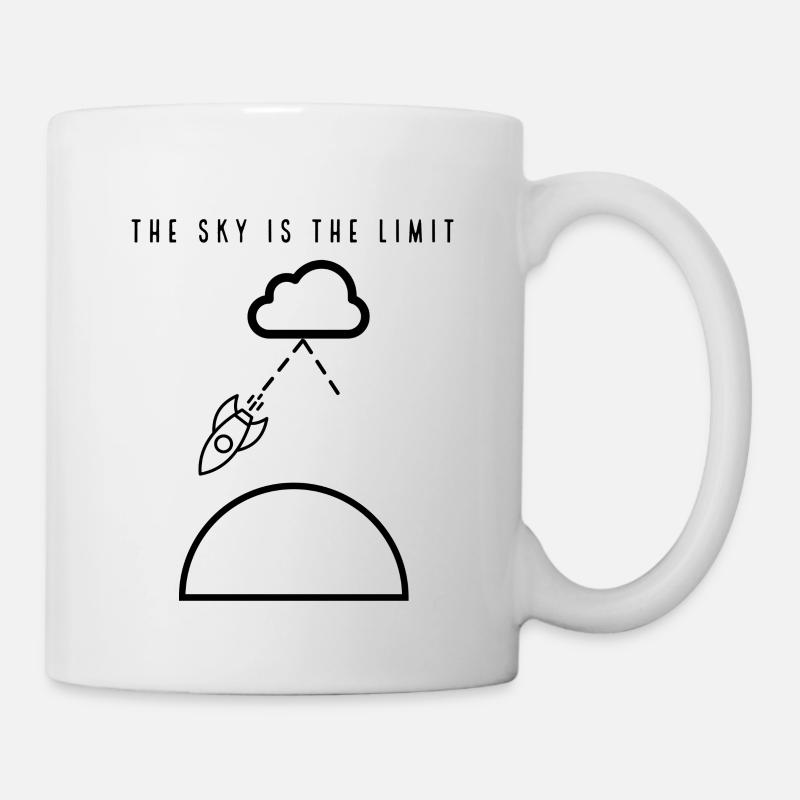 The Sky is the Limit - Tasse - Weiß