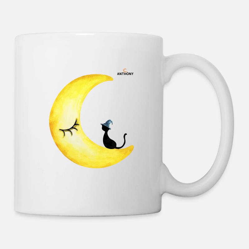 Katze-Mond - Tasse - Weiß