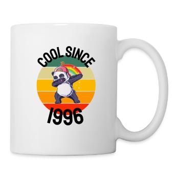 Cool depuis 1996 Retro Dabbing Panda 26ème anniversaire - Mug blanc - blanc - Droite